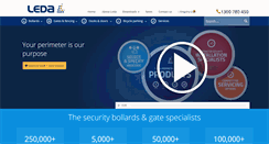 Desktop Screenshot of ledasecurity.com.au